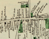 1879 Map of Poolesville Damascus and Barnesville Maryland
