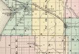 1878 Map of Calumet County Wisconsin