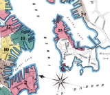 1892 Town Map of Gloucester Massachusetts