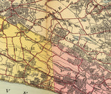 1914 Map of Westchester County New York