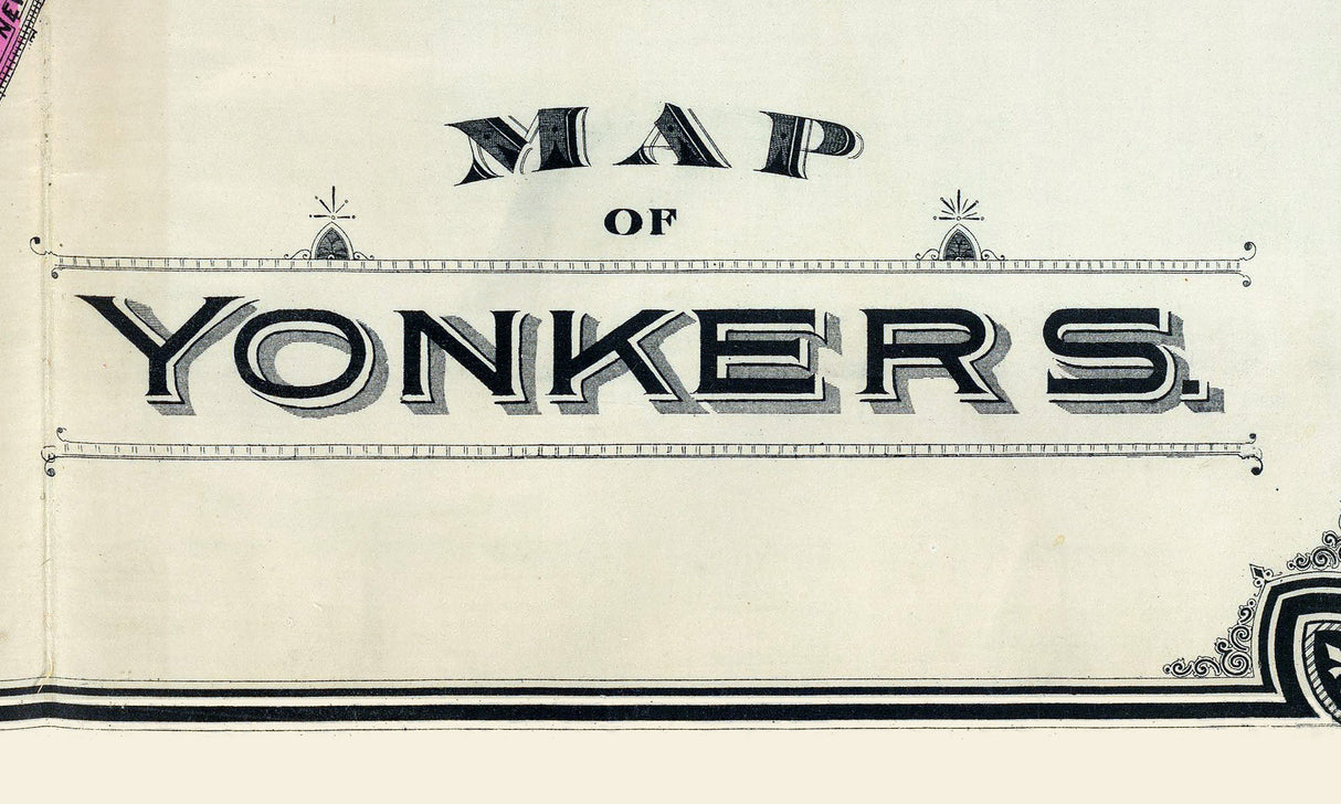 1900 Map of Yonkers New York