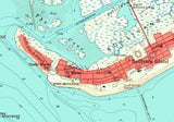 1960 Map of Isle of Palms Island South Carolina