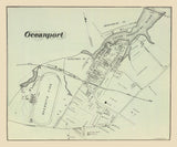 1878 Map of Oceanport New Jersey