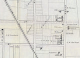 1878 Map of Red Bank New Jersey Shrewsbury River