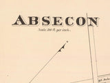 1878 Map of Absecon New Jersey