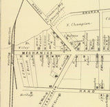 1878 Map of Cape May Court House New Jersey