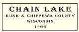 1966 Map of Chain Lake Rusk and Chippewa County Wisconsin