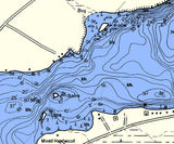 1966 Map of Chain Lake Rusk and Chippewa County Wisconsin