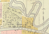 1889 Town Map of New London Waupaca County Wisconsin