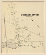 1878 Map of Forked River New Jersey