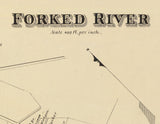 1878 Map of Forked River New Jersey