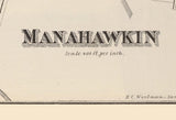 1878 Map of Manahawkin New Jersey