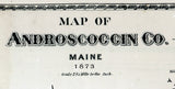 1873 Map of Androscoggin County Maine