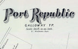 1878 Map of Port Republic New Jersey