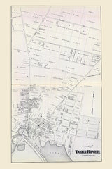 1878 Map of Toms River New Jersey