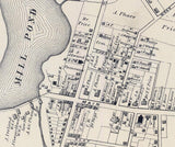 1878 Map of Tuckerton New Jersey