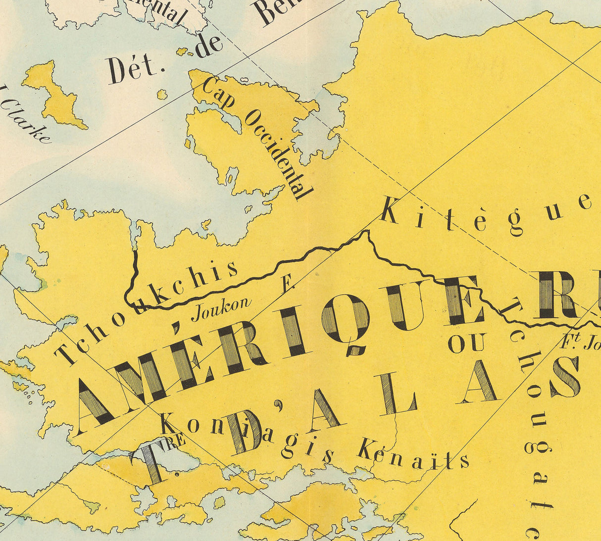 1844 Map of Alaska