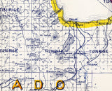 1908 Map of Lake Tahoe and Vicinity