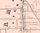 1848 Map of Germantown Pennsylvania
