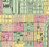 1856 Map of Savannah Georgia