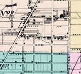 1871 Map of Germantown Pennsylvania