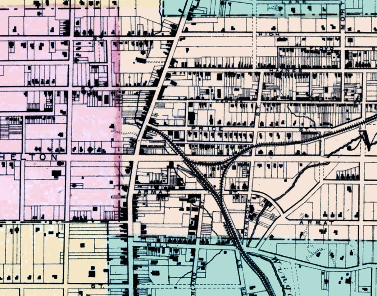 1871 Map of Germantown Pennsylvania