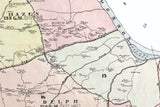 1910 Map of Columbia County Georgia