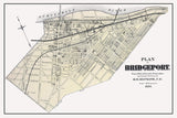 1871 Map of Bridgeport Montgomery County Pennsylvania