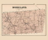 1871 Map of Moreland Township Montgomery County Pennsylvania
