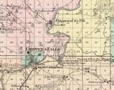 1878 Map of Chippewa County Wisconsin