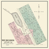 1878 Map of Medford Taylor County Wisconsin