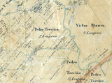 1856 Farm Line Map of Karnes County Texas