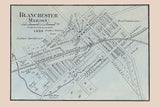 1859 Map of Blanchester Clinton County Ohio