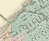 1878 Map of Ashland Wisconsin