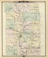 1878 Map of Dunn County Wisconsin