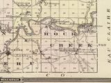 1878 Map of Dunn County Wisconsin