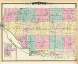 1878 Map of Pierce County Wisconsin