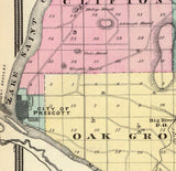 1878 Map of Pierce County Wisconsin