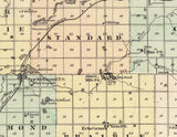 1878 Map of St Croix County Wisconsin