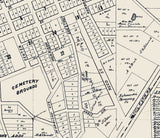 1892 Map of Collinsville Madison County Illinois