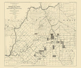 1883 Map of Middle Oil Field Forest Warren Elk and McKean County Pennsylvania