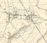 1881 Map of Quakertown Region Bucks County Pennsylvania