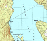 2001 Map of Newfound Lake New Hampshire