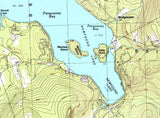 2001 Map of Newfound Lake New Hampshire