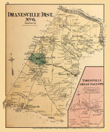 1879 Map of Dranesville District Fairfax County Virginia
