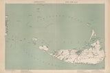 1891 Map of Nantucket Massachusetts