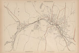 1891 Map of Fitchburg Massachusetts