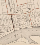 1891 Map of Springfield Massachusetts