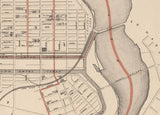 1891 Map of Holyoke Massachusetts