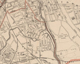 1891 Map of Lowell Massachusetts